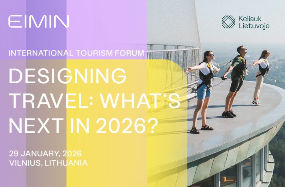 Tarptautiniame turizmo forume Vilniuje – 2026-ųjų kelionių mados ir DI sprendimai