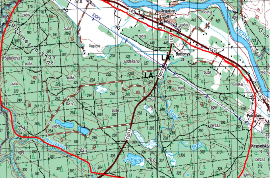 Žvalgybos kuopos karių pratybos Jonavos ir Kaišiadorių rajonų apylinkėse