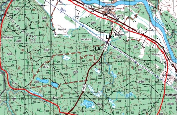 Žvalgybos kuopos karių pratybos Jonavos ir Kaišiadorių rajonų apylinkėse