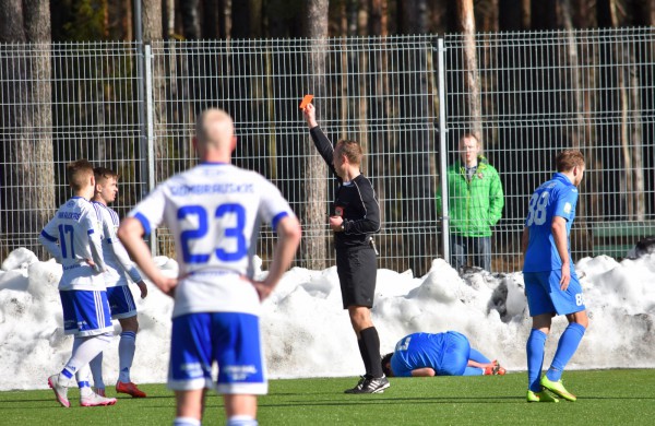 Istorinė FK „Lietava“ komandos pergalė Visagine