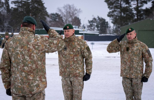 Lietuvos Respublikai prisiekė 1-osios divizijos Savanoriškos nenuolatinės karo tarnybos kariai
