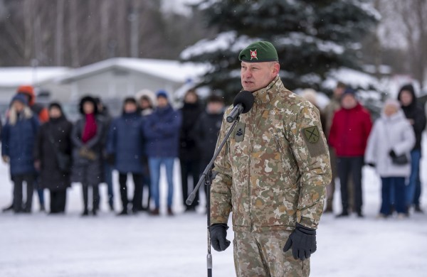 Lietuvos Respublikai prisiekė 1-osios divizijos Savanoriškos nenuolatinės karo tarnybos kariai