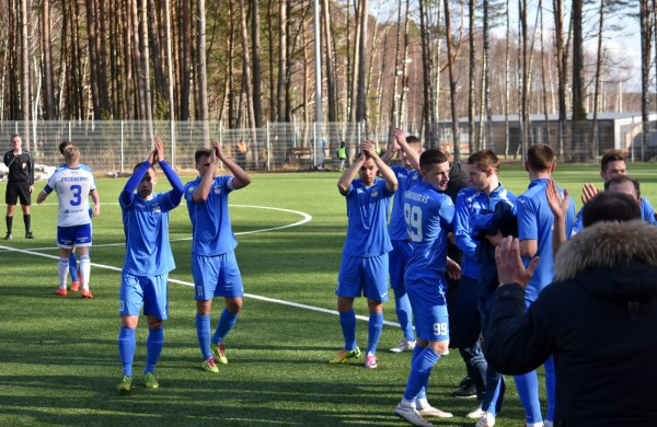 Istorinė FK „Lietava“ komandos pergalė Visagine