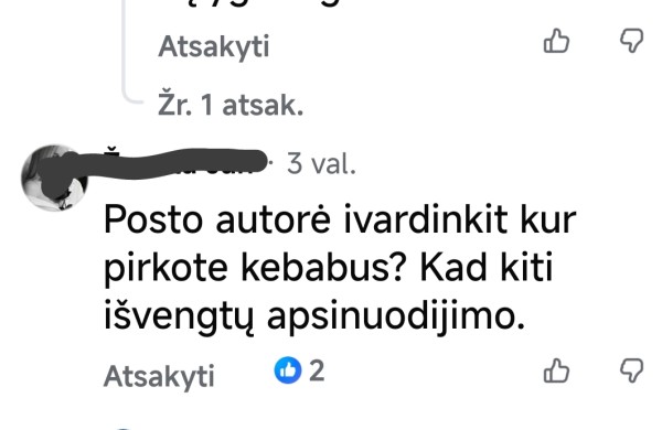 Jonavoje - panika dėl kebabų: socialiniuose tinkluose kalbama apie apsinuodijimus