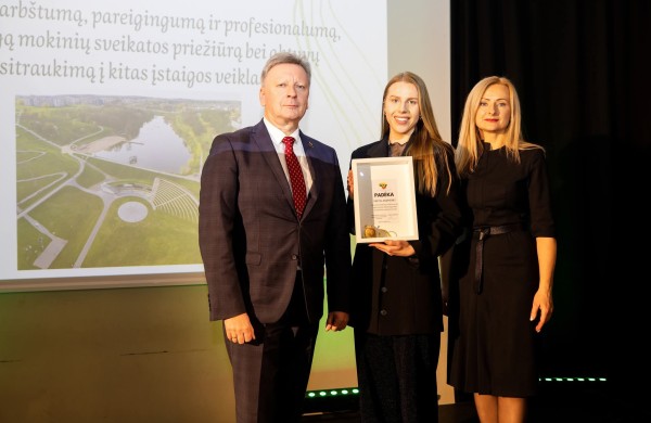 Metų apdovanojimas – Jonavos VSB specialistei Gretai Andriūnei