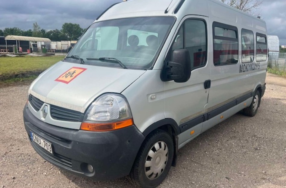 Kartojamas automobilio RENAULT MASTER pardavimas viešo aukciono būdu