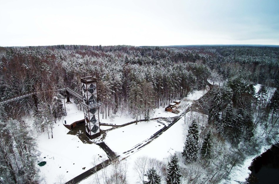 Žiemos kraštovaizdžiams apžvelgti – apžvalgos bokštai