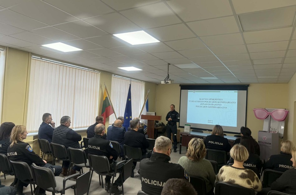 Mažiau nusikaltimų, daugiau prevencijos: kuo gyveno Jonavos policija 2025-aisiais?