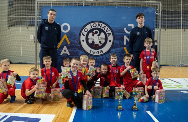 Jonavos rajono mero taurės turnyras subūrė mažuosius futbolininkus iš visos Lietuvos 