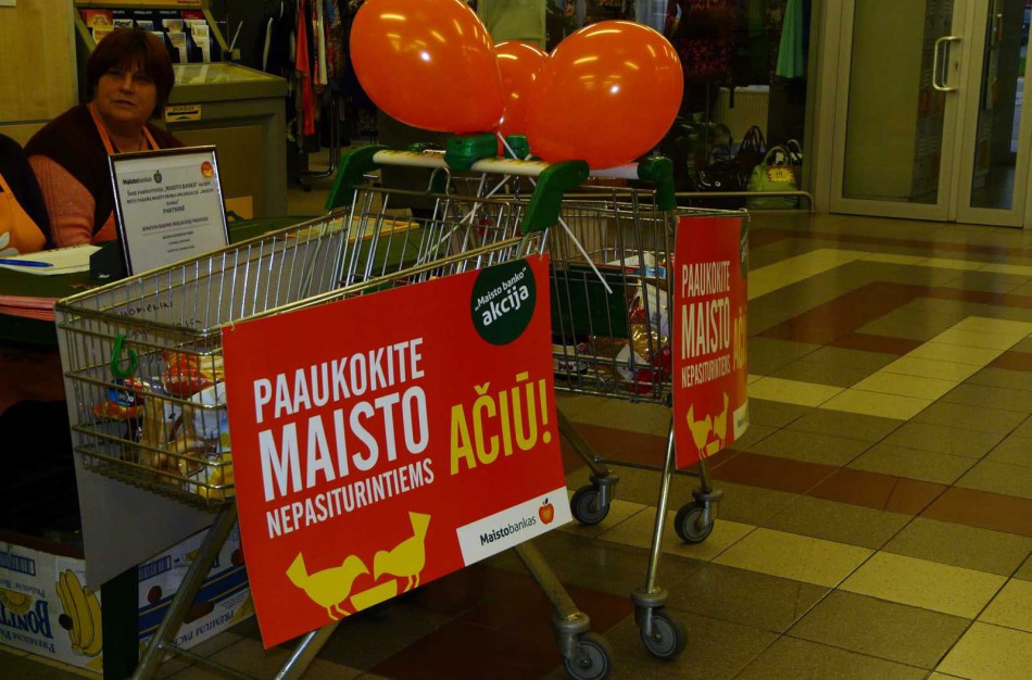 Šį savaitgalį - „Maisto banko“ akcija, šiemet Jonavoje akcijoje nedalyvauja prekybos centras „Norfa“
