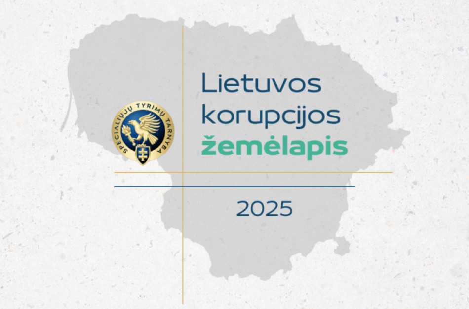 „Lietuvos korupcijos žemėlapis 2025“: sprendimų priėmimas Lietuvoje vis dažniau laikomas uždaru, o interesų įtaka – didelė