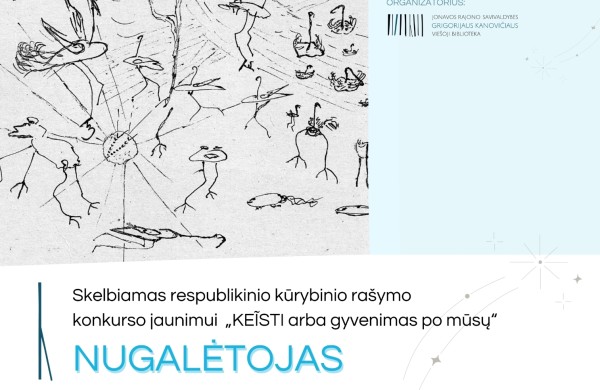 Skelbiamas Respublikinio kūrybinio rašymo konkurso „KEĨSTI arba gyvenimas po mūsų“ nugalėtojas