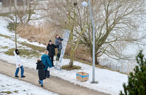 Jonavoje – rekordinė „Inkilų“ akcija: Joninių tvenkinio pakrantė pretenduoja tapti „Paukščių taku“