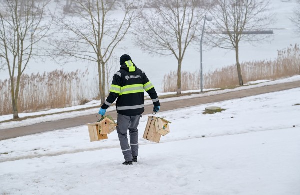 Jonavoje – rekordinė „Inkilų“ akcija: Joninių tvenkinio pakrantė pretenduoja tapti „Paukščių taku“