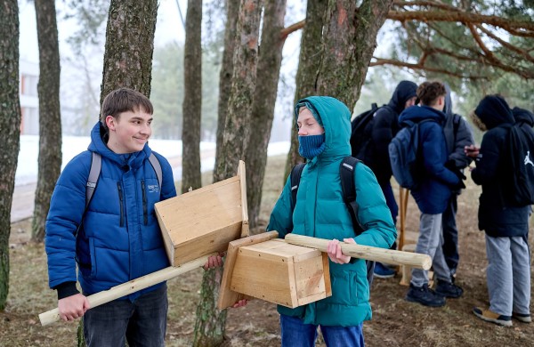 Jonavoje – rekordinė „Inkilų“ akcija: Joninių tvenkinio pakrantė pretenduoja tapti „Paukščių taku“