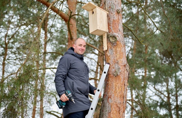 Jonavoje – rekordinė „Inkilų“ akcija: Joninių tvenkinio pakrantė pretenduoja tapti „Paukščių taku“