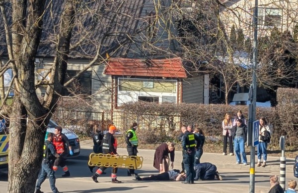 Vasario 16-osios gatvėje partrenktas pėstysis