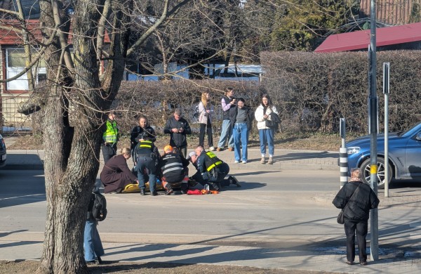 Vasario 16-osios gatvėje partrenktas pėstysis