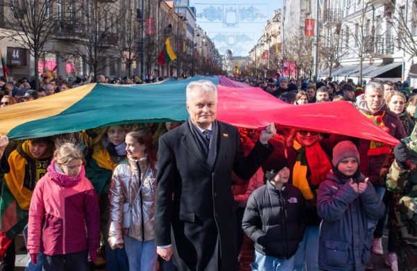 LR Prezidentas G. Nausėda: Pasauliui nešame gražiausią laisvės ir nepriklausomybės žinią