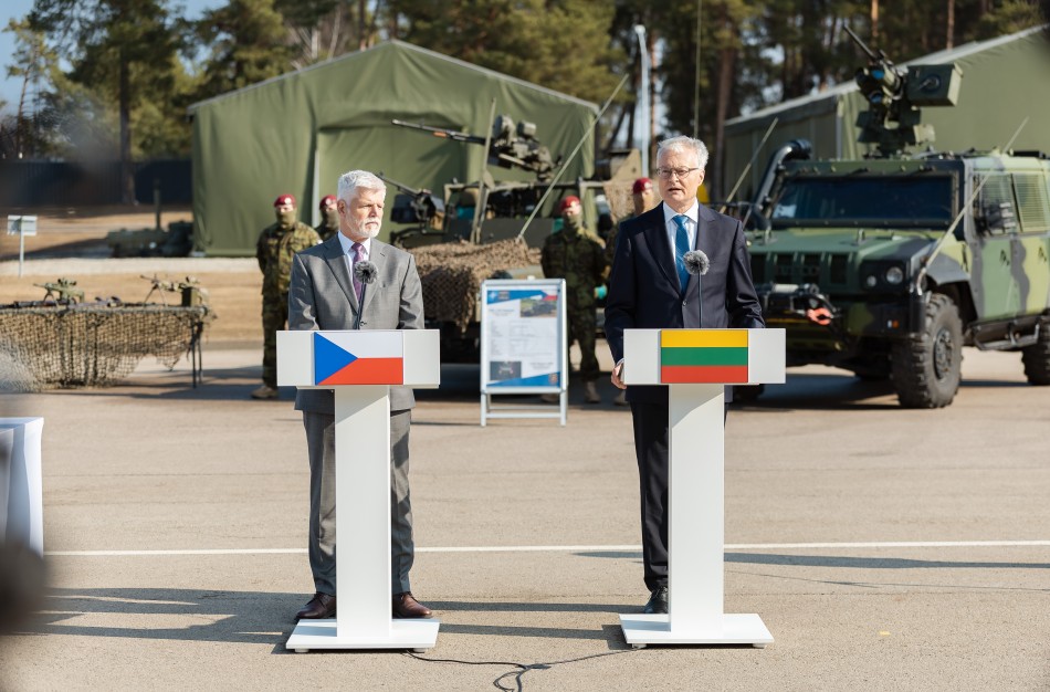 Prezidentas su Čekijos vadovu lankėsi Rukloje