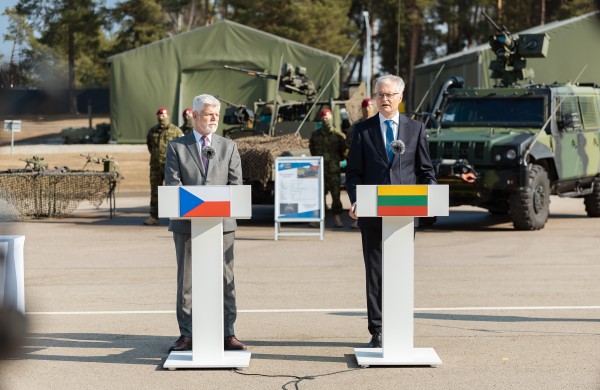 Prezidentas su Čekijos vadovu lankėsi Rukloje