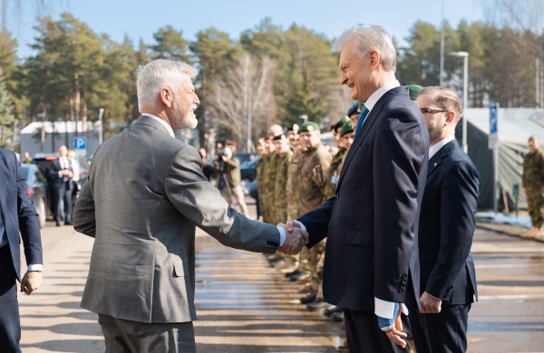 Prezidentas su Čekijos vadovu lankėsi Rukloje