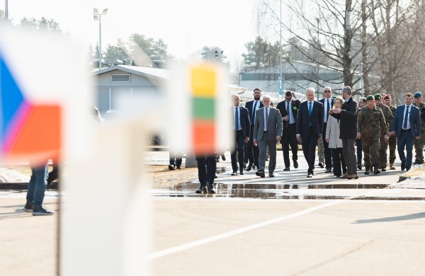 Prezidentas su Čekijos vadovu lankėsi Rukloje