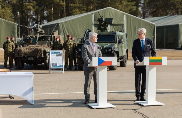 Prezidentas su Čekijos vadovu lankėsi Rukloje