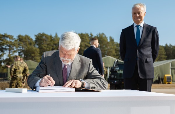Prezidentas su Čekijos vadovu lankėsi Rukloje