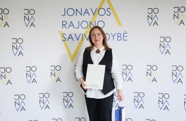 Jonavos Justino Vareikio progimnazijos mokytoja – tarp geriausių Lietuvos pedagogų