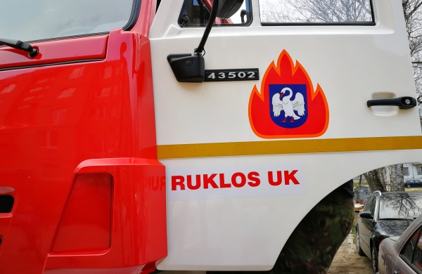 Rukloje degė balkonas