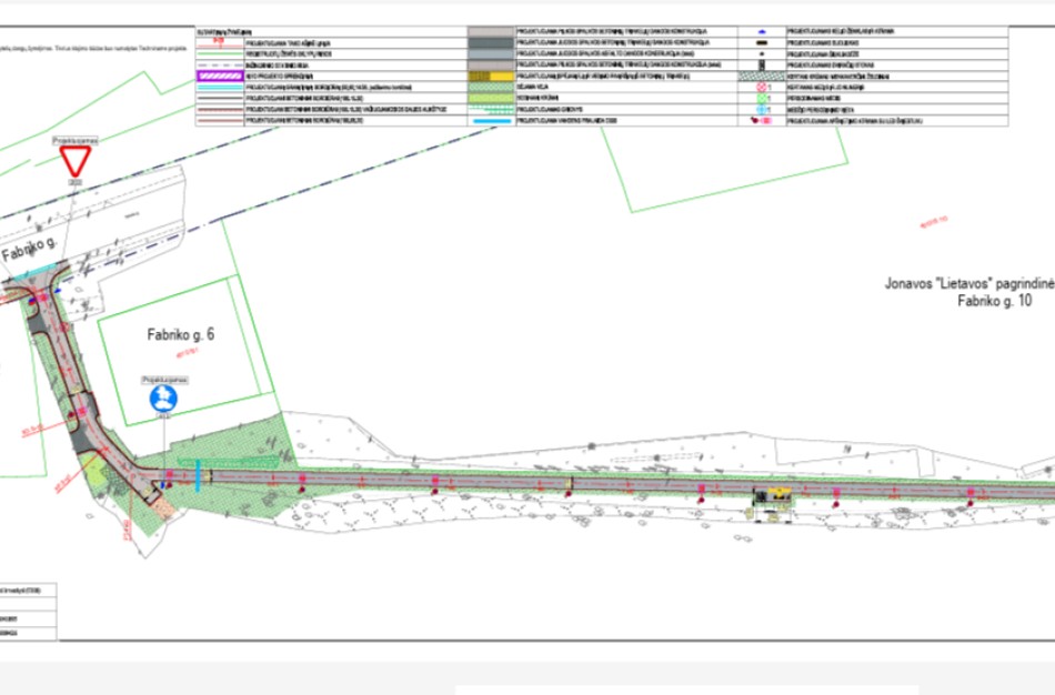 Suplanuoti nauji takai nuo Topolių iki Fabriko bei Darbininkų gatvių