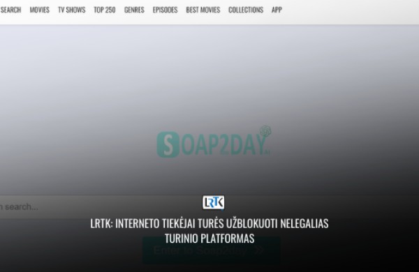 LRTK: bus blokuojamos šimtai interneto svetainių