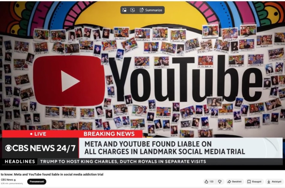 Pripažinta: „Meta“ ir „Google“ – priklausomybės architektai