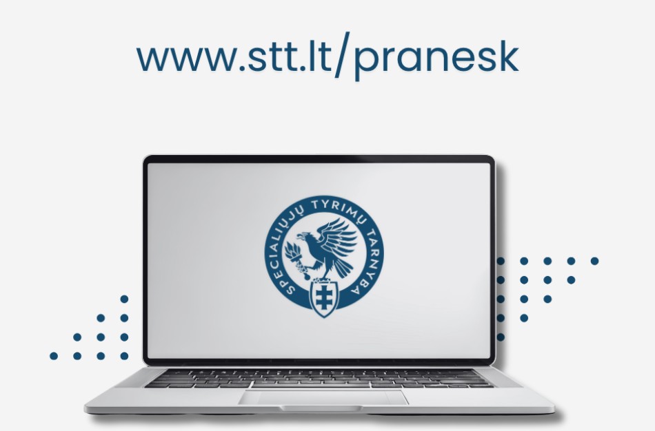Atnaujinama pranešimų teikimo STT tvarka: pranešti apie korupciją taps paprasčiau