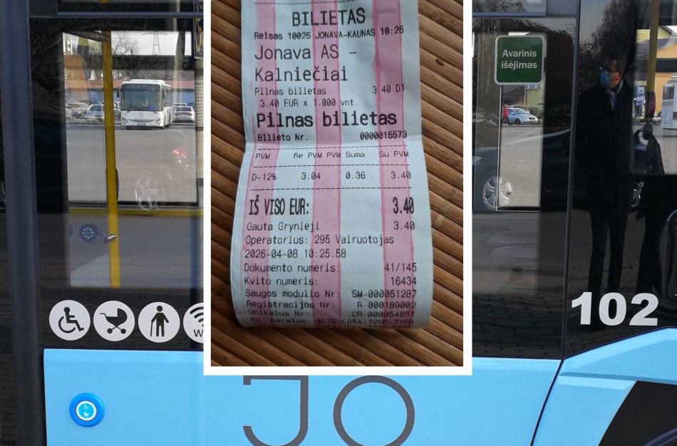 Senjorei nuolaida nepritaikyta: ,,Jonavos autobusai" teigia, kad skirtinguose maršrutuose galioja nevienodos lengvatos