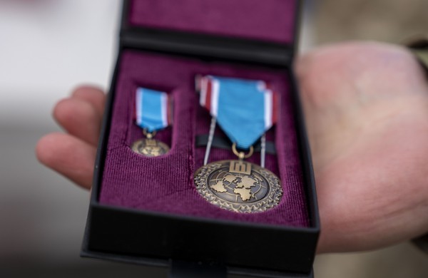 Pasveikinti ir apdovanoti iš misijos Kosove grįžę Lietuvos kariai