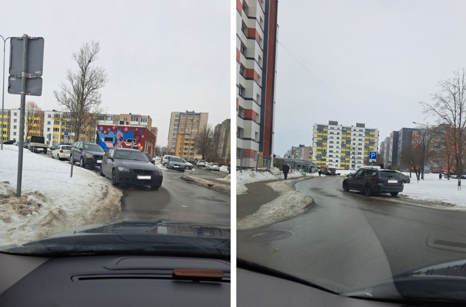 Chemikų gatvėje laukiami pokyčiai dėl parkavimo sankryžoje 