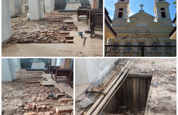 Remontuojamoje Jonavos Šv. apaštalo Jokūbo bažnyčioje – netikėti radiniai ir sudėtingi sprendimai 