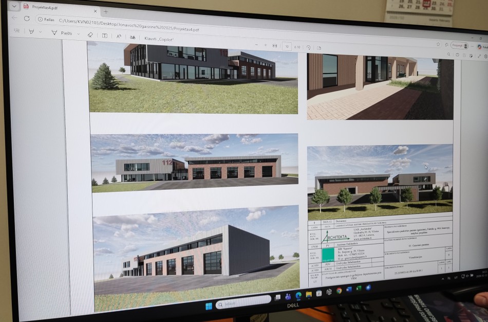Jonava planuoja ambicingas statybas: Fabriko gatvėje kils moderni gaisrinė su „bunkeriu“ 