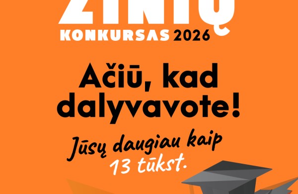 Demokratijos žinių konkurse žinias pasitikrino daugiau kaip 13 000 dalyvių
