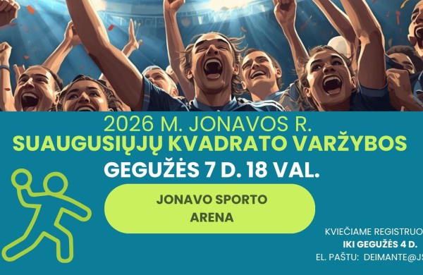 Jonavos sporto centras organizuoja pirmąsias suaugusiųjų kvadrato varžybas!