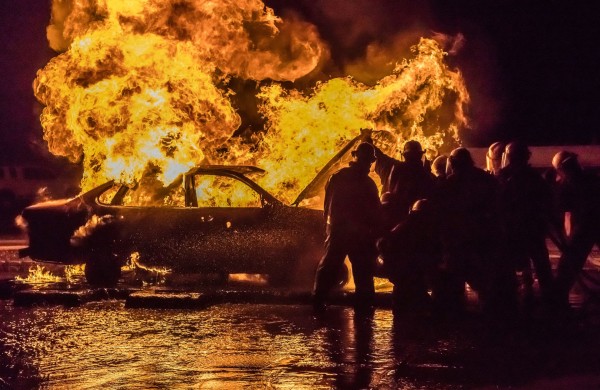 Tiriama, kodėl Lietavos gatvėje degė automobilis