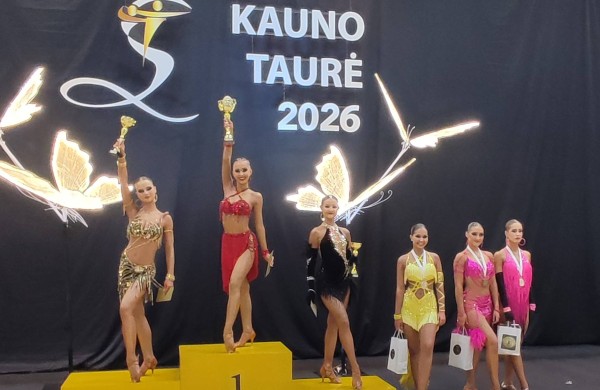Kauno taurė-2026: ,,Vėtra“ šokėjų pasiekimai