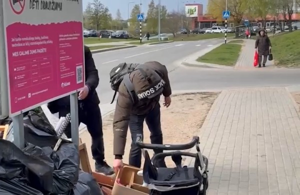 Jonavietis Arnas pričiupo šiukšlintojus: „Šiukšles dėjo tiesiai po draudžiančiu ženklu“, „Jonavos paslaugos“ sureagavo žaibiškai