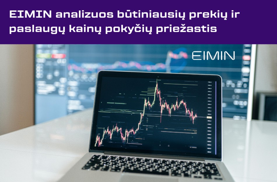 EIMIN analizuos būtiniausių prekių ir paslaugų kainų pokyčių priežastis