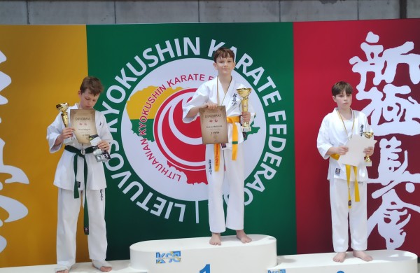 Jonavos kyokushin karate “Kumite” klubo pasiekimai Kėdainiuose