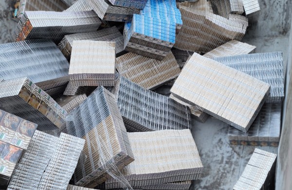 Sunaikinta beveik 4 mln. vnt. Baltarusiškų kontrabandinių cigarečių