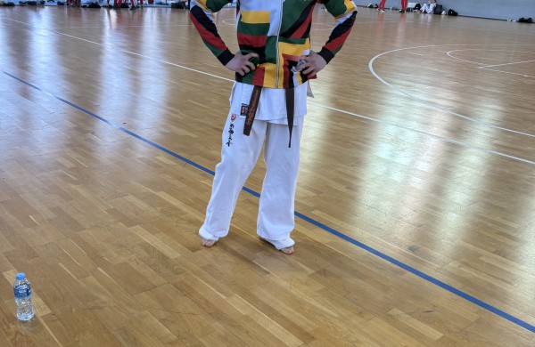 Dominykas Melničuk garbingai atstovavo Lietuvai Europos kyokushin karate čempionate