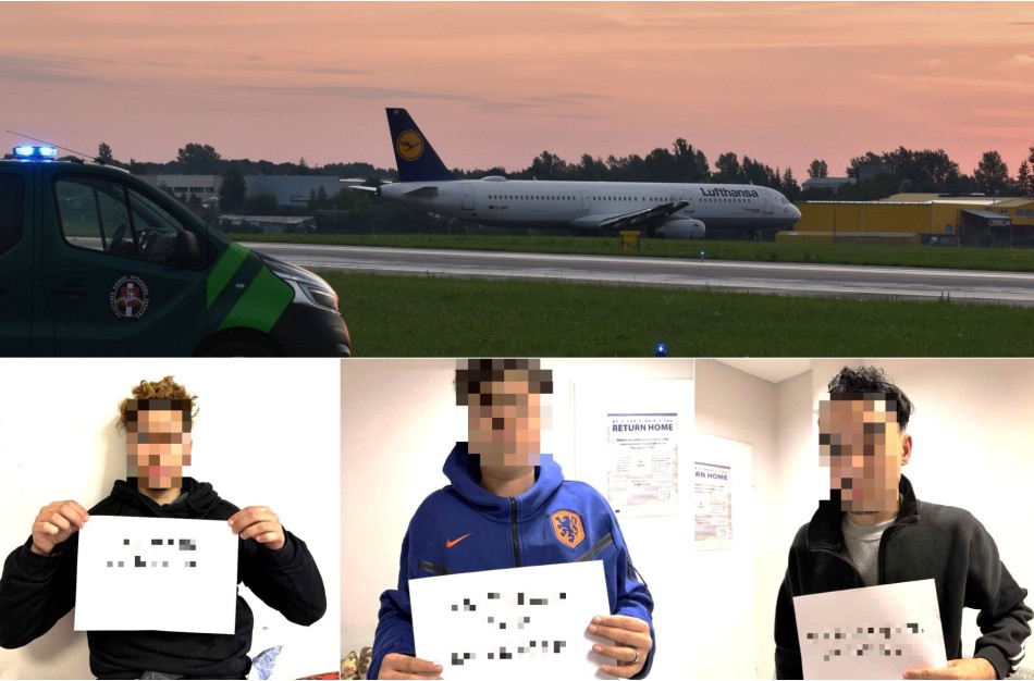 Iš Ruklos pabėgusiems trims neteisėtiems migrantams išskristi į Berlyną sutrukdė VSAT pareigūnai